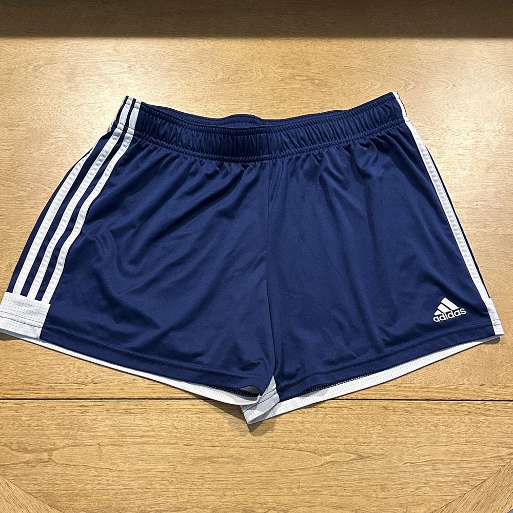 Adidas Women's Navy Blue Athletic Shorts